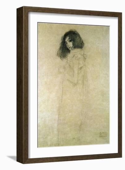 Portrait of a Young Woman, 1896-97-Gustav Klimt-Framed Giclee Print