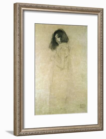 Portrait of a Young Woman, 1896-97-Gustav Klimt-Framed Giclee Print