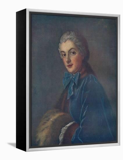 'Portrait of a Young Woman', 18th century-Francois Boucher-Framed Premier Image Canvas