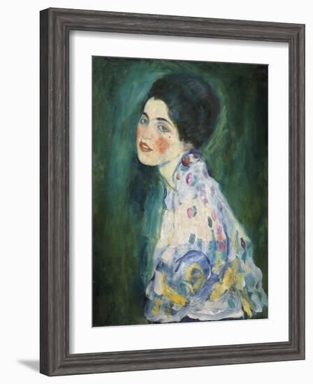 Portrait of a Young Woman, 1916-17-Gustav Klimt-Framed Giclee Print