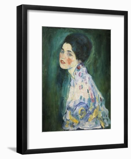 Portrait of a Young Woman, 1916-17-Gustav Klimt-Framed Giclee Print