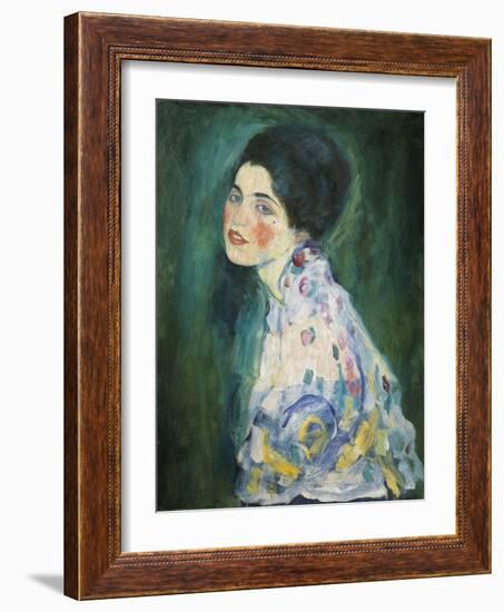 Portrait of a Young Woman, 1916-17-Gustav Klimt-Framed Giclee Print