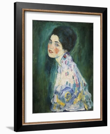 Portrait of a Young Woman, 1916-17-Gustav Klimt-Framed Giclee Print