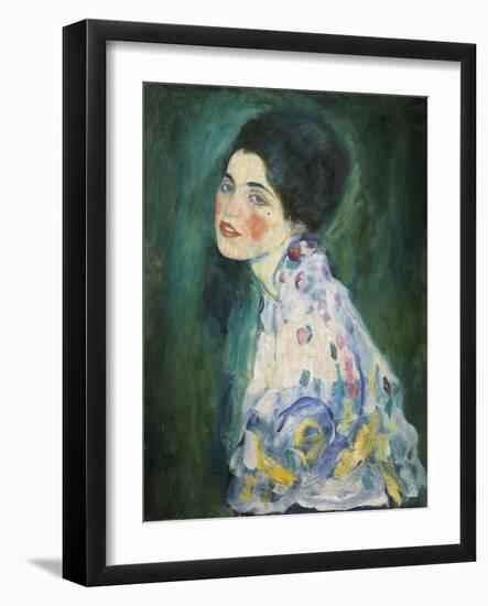 Portrait of a Young Woman, 1916-17-Gustav Klimt-Framed Giclee Print