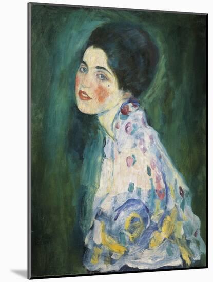 Portrait of a Young Woman, 1916-17-Gustav Klimt-Mounted Giclee Print