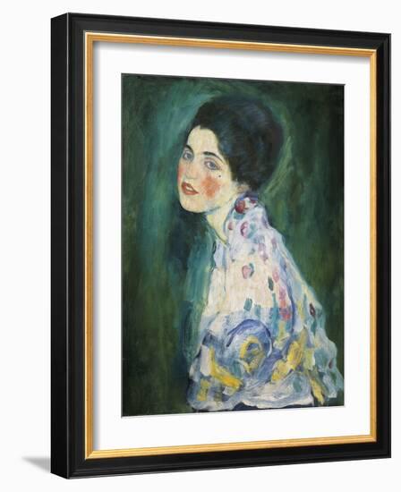 Portrait of a Young Woman, 1916-17-Gustav Klimt-Framed Giclee Print