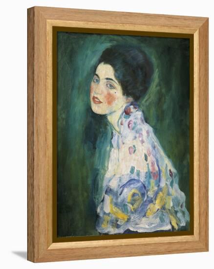 Portrait of a Young Woman, 1916-17-Gustav Klimt-Framed Premier Image Canvas