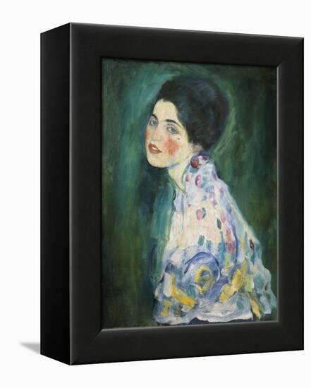 Portrait of a Young Woman, 1916-17-Gustav Klimt-Framed Premier Image Canvas