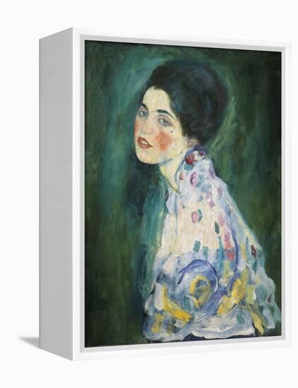 Portrait of a Young Woman, 1916-17-Gustav Klimt-Framed Premier Image Canvas
