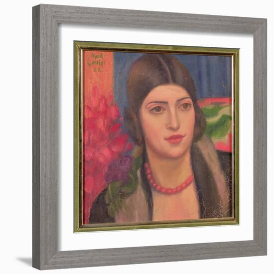 Portrait of a Young Woman, 1928-Mark Gertler-Framed Giclee Print