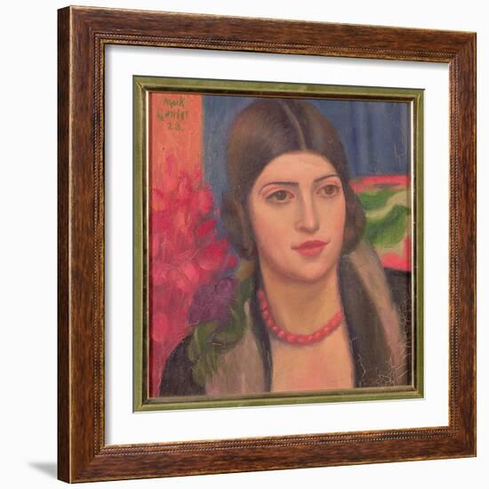 Portrait of a Young Woman, 1928-Mark Gertler-Framed Giclee Print