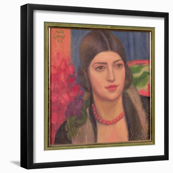 Portrait of a Young Woman, 1928-Mark Gertler-Framed Giclee Print