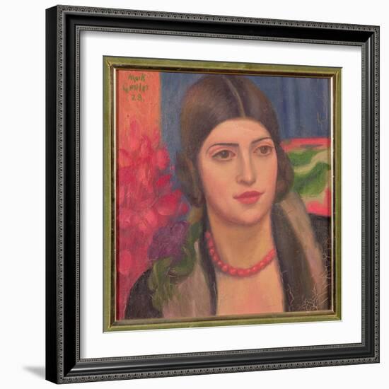 Portrait of a Young Woman, 1928-Mark Gertler-Framed Giclee Print