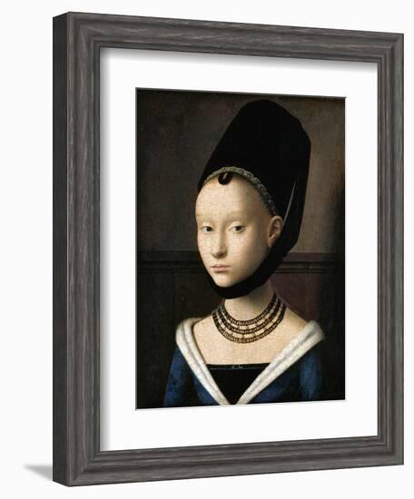 Portrait of a Young Woman by Petrus Christus-null-Framed Giclee Print