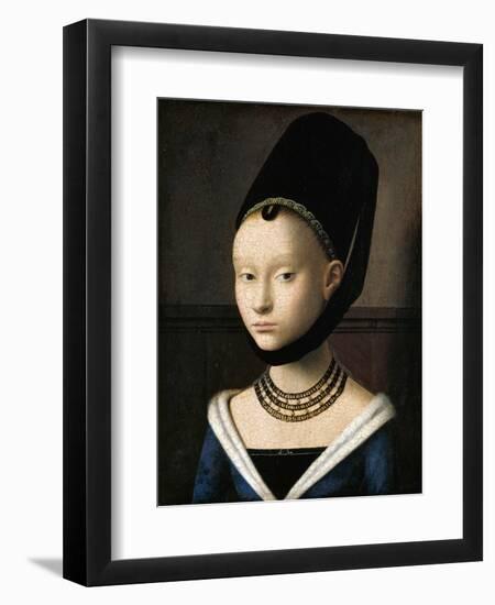 Portrait of a Young Woman by Petrus Christus-null-Framed Giclee Print