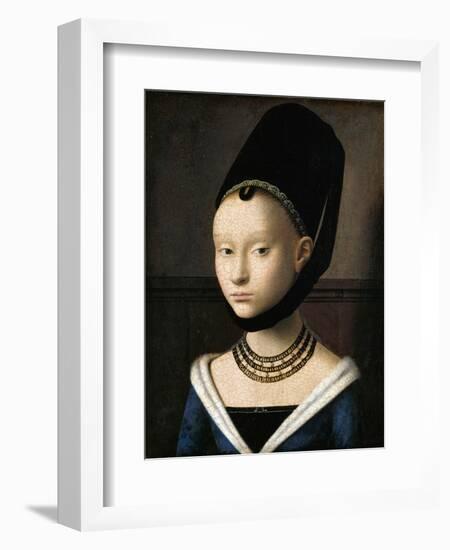 Portrait of a Young Woman by Petrus Christus-null-Framed Giclee Print