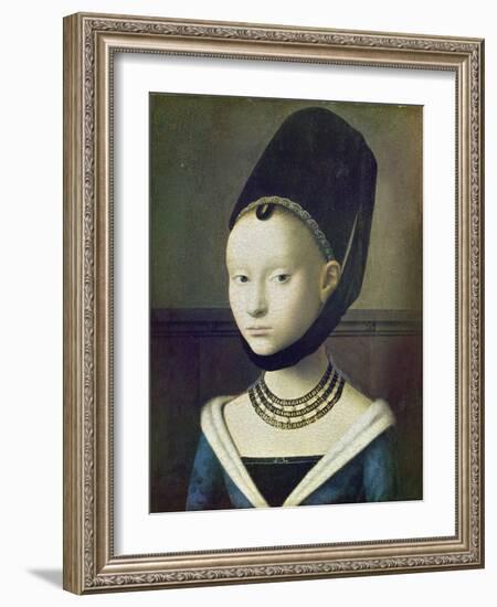 Portrait of a Young Woman, C. 1470-Philip James De Loutherbourg-Framed Giclee Print