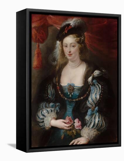 Portrait of a Young Woman, C.1620-30 (Oil on Panel)-Peter Paul (and studio) Rubens-Framed Premier Image Canvas