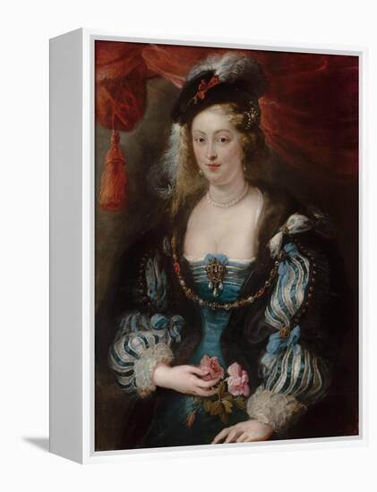 Portrait of a Young Woman, C.1620-30 (Oil on Panel)-Peter Paul (and studio) Rubens-Framed Premier Image Canvas