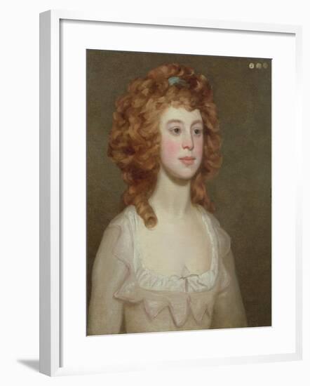 Portrait of a Young Woman, C.1790-Philip Reinagle-Framed Giclee Print