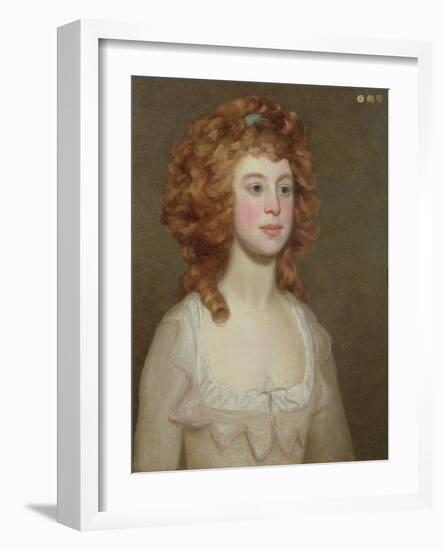 Portrait of a Young Woman, C.1790-Philip Reinagle-Framed Giclee Print