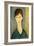 Portrait of a Young Woman, c.1918-Amedeo Modigliani-Framed Giclee Print