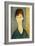 Portrait of a Young Woman, c.1918-Amedeo Modigliani-Framed Giclee Print