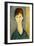 Portrait of a Young Woman, c.1918-Amedeo Modigliani-Framed Giclee Print