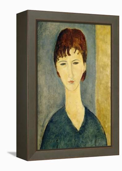 Portrait of a Young Woman, c.1918-Amedeo Modigliani-Framed Premier Image Canvas