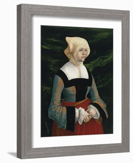 Portrait of a Young Woman, Ca 1521-1525-Albrecht Altdorfer-Framed Giclee Print