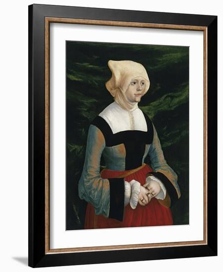 Portrait of a Young Woman, Ca 1521-1525-Albrecht Altdorfer-Framed Giclee Print