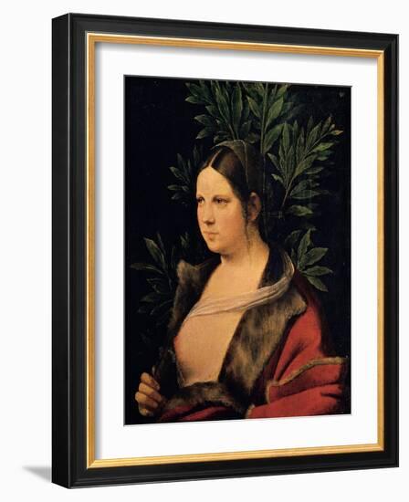 Portrait of a Young Woman (Laura)-Giorgione da Castelfranco-Framed Giclee Print