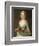 Portrait of a Young Woman, Possibly Hannah, the Artist's Maid, Holding a Tea Tray-Mercier-Framed Giclee Print