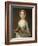 Portrait of a Young Woman, Possibly Hannah, the Artist's Maid, Holding a Tea Tray-Mercier-Framed Giclee Print