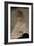 Portrait of a Young Woman with Cat-Charles Chaplin-Framed Giclee Print