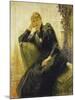 Portrait of a Young Woman-Fritz von Uhde-Mounted Giclee Print