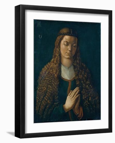 Portrait of a Young Woman-Albrecht Dürer-Framed Giclee Print