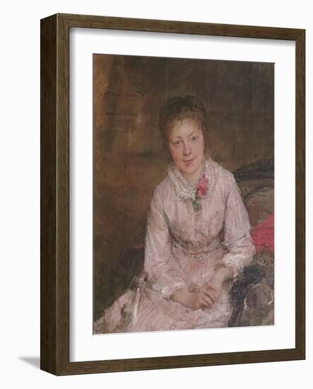 Portrait of a Young Woman-Jules Bastien-Lepage-Framed Giclee Print