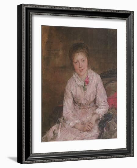 Portrait of a Young Woman-Jules Bastien-Lepage-Framed Giclee Print