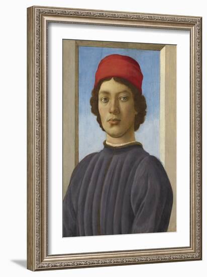 Portrait of a Youth, C.1485-Filippino Lippi-Framed Giclee Print