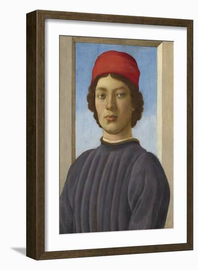 Portrait of a Youth, C.1485-Filippino Lippi-Framed Giclee Print