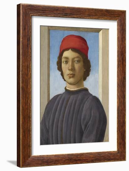 Portrait of a Youth, C.1485-Filippino Lippi-Framed Giclee Print