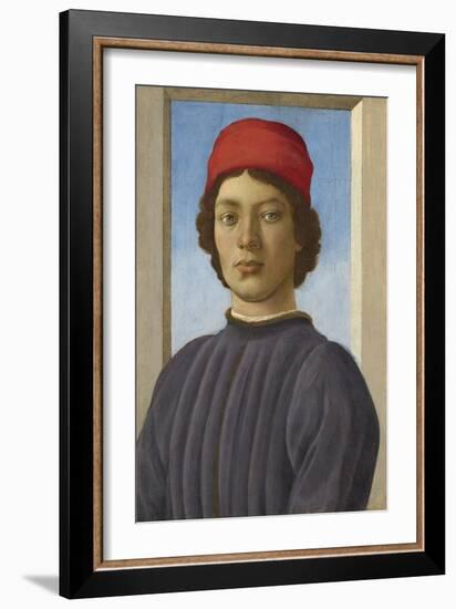 Portrait of a Youth, C.1485-Filippino Lippi-Framed Giclee Print