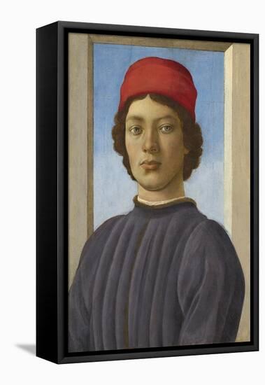 Portrait of a Youth, C.1485-Filippino Lippi-Framed Premier Image Canvas