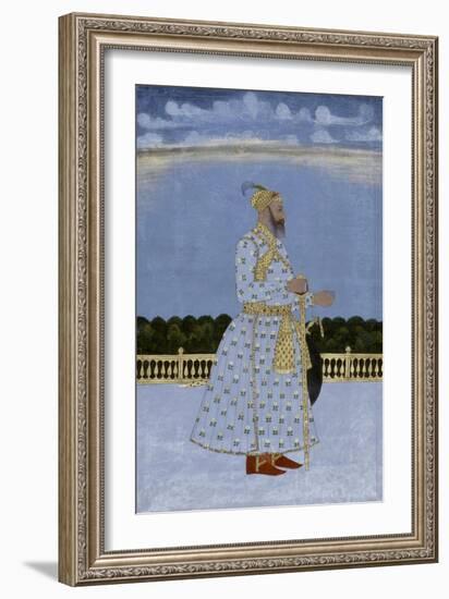 Portrait of Aa'Adat Allah Khan Burhan Al-Mulk-null-Framed Giclee Print