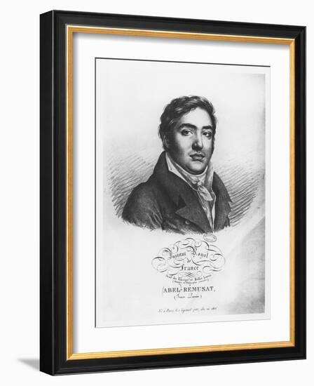 Portrait of Abel Rémusat-Julien Leopold Boilly-Framed Giclee Print