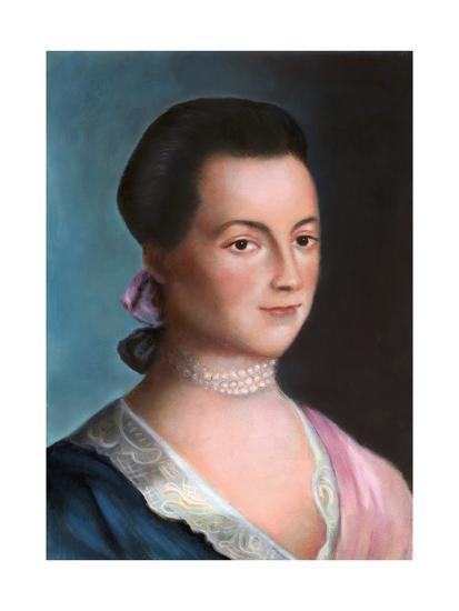 Portrait Of Abigail Adams After A Painting Giclee Print Benjamin Blythe Art Com