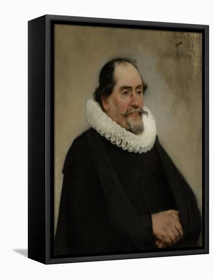 Portrait of Abraham De Potter, Amsterdam Silk Merchant-Carel Fabritius-Framed Stretched Canvas