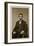 Portrait of Abraham Lincoln (1809-65) (B/W Photo)-Mathew Brady-Framed Giclee Print