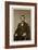 Portrait of Abraham Lincoln (1809-65) (B/W Photo)-Mathew Brady-Framed Giclee Print